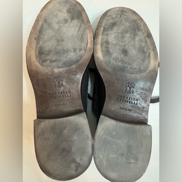 Authentic Brunello Cucinelli Embellished Loafers | Size 7 - Picture 7 of 17